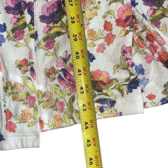 Soft Surroundings Women’s Petite Small Robe Floral Wrap Belted Pockets - Picture 10 of 10